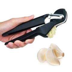Espremedor de Alho Manual Amassador Cozinha Preto Chefn