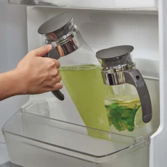 Jarra Slim De Vidro C/ Alça E Tampa 1400ml Hario - loja online