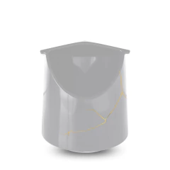 Saleiro De Cerâmica Ceraflame Gourmet Brisa 1kg Branco