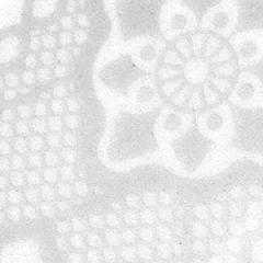 desenho de flores macrame azul claro