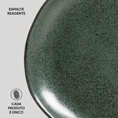 Conjunto C/ 6 Pratos De Sobremesa Orgânico Arauco Ø19,5cm Porto Brasil na internet