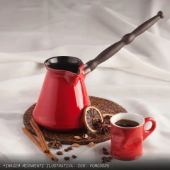 Café Turco (Ibrik) De Cerâmica Ceraflame Tropeiro 500ml Cobre - comprar online