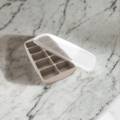 Forma De Silicone Para Gelo Com Tampa Warm Grey Oxford - comprar online