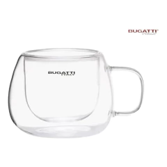 Conjunto C/ 2 Xícaras De Chá Parede Dupla Com Alça 200ml Bugatti - comprar online