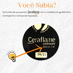 Tampa De Cerâmica Ceraflame Mini Coccote 13cm (500ml) Cobre na internet