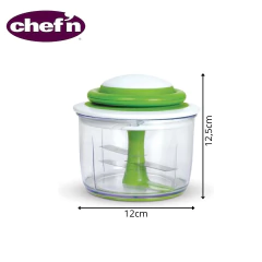 Processador Triturador de Alimentos Manual 3 Lâminas Chefn na internet