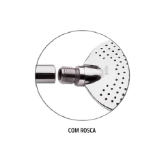 Bomba inox abaulada lisa de 25cm com rosca e biqueira, ideal para chimarrão.