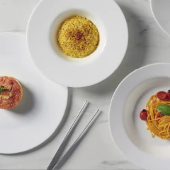 massas dentro de diversos pratos