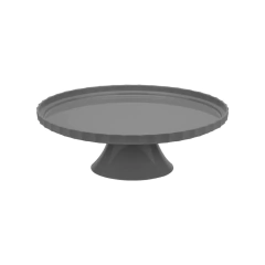 Prato Para Bolo 30cm Com Pé Chumbo OU