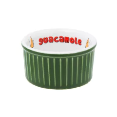 Tigela Ramequin 8X4Cm 100Ml Mexicano Guacamole Verde Escuro Oxford