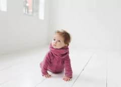 Macacão Noeser Capitone Raspberry - Vermelho - 62/68 cm - comprar online