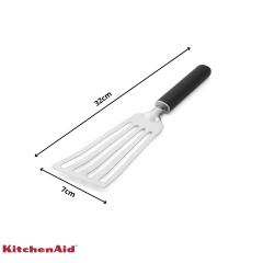 Espátula Flexível Perfurada 32cm em Inox Preto Onix KitchenAid na internet
