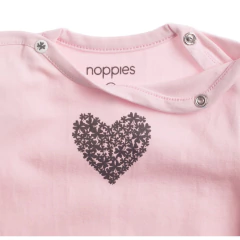 Camiseta Manga Longa Lady Rosa Claro 56 cm Noppies - comprar online