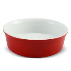 Forma De Cerâmica P/ Bolo Piscina 23cm 1400ml Ceraflame Gourmet Vermelho