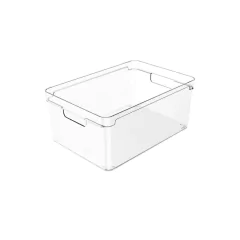 Organizador De Geladeira E Armários Clear 30 x 20 x 13cm Natural