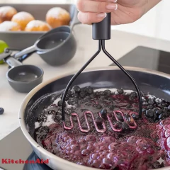 Amassador Batata Inox Cozinha Profissional Preto Onix KitchenAid - Manufakt