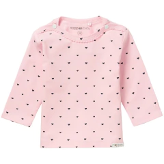 Camiseta Manga Longa Nanno Rosa Claro 56 cm Noppies