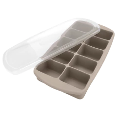 Forma De Silicone Para Gelo Com Tampa Warm Grey Oxford