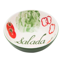 Tigela Bowl 16cm 600ml Salada Verde Oxford Porcelanas