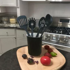 Porta Utensílios E Talheres De Cerâmica Twist Ceraflame Gourmet Preto - comprar online