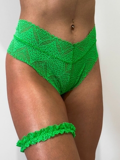 Calcinha Renda-se com Persex - Verde