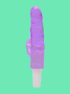 Vibrador Cristal Jelly - ROXO - loja online