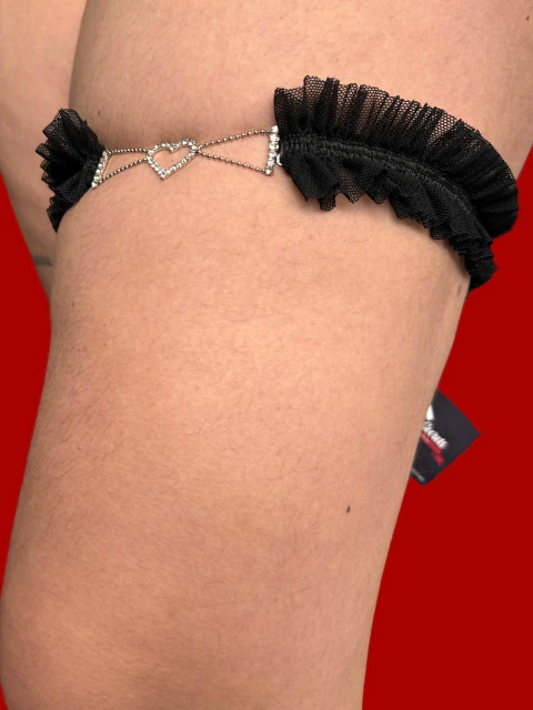 Persex de Coxa Coração - Preta