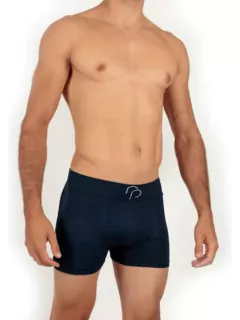Cueca Boxer Sem Costura - AZUL MARINHO