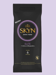 Preservativos Skyn SEM LÁTEX - 6un (EXTRA LUBRIFICADO)