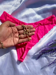 Calcinha Corrente Borboleta - PINK (TAM. UNICO) - comprar online
