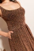 VESTIDO CAROLINA MIDI LUREX - tienda online