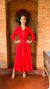 CHEMISE LINHO - VERMELHO