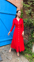 CHEMISE LINHO - VERMELHO - Lisia Bello