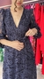 VESTIDO ESMERALDA AZUL MARINHO - comprar online