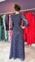 VESTIDO ESMERALDA AZUL MARINHO - Lisia Bello