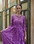 VESTIDO RENDA COM BABADO NA MANGA - LILÁS - loja online