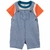 Jardineira Carters em Algodão - Jeans - Aquarela Baby Importados