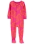 Macacão Carters em Algodão - Floral Rosa - Aquarela Baby Importados