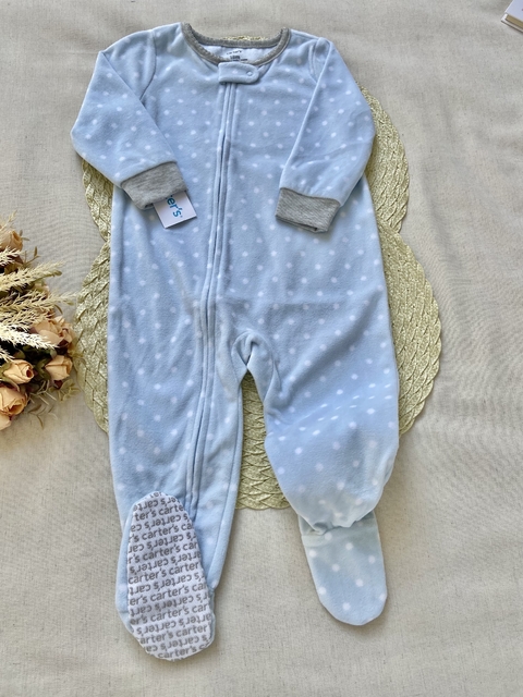 Macacão Carters em Fleece - Azul