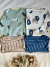 Kit Body Carters Manga Longa 04 peças - Leão/ Cachorro