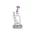 Bong Vidrio Pink "Calvo" (22cm) + Banger Macho Extracciones (45°) en internet
