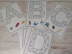 Imagen de Kit laberintos del abecedario