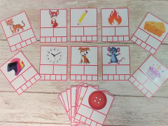 Flash Cards palabras de 2 y 3 silabas en internet