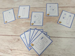 Tarjetas de numeración (0 al 10) - tienda online