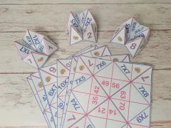 Cubos mágicos de tablas de multiplicar!!