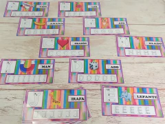 Fichas de mayúsculas 1° edición - tienda online