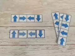 Kit 2 juegos de atención (imita patrones fechas y de colores) - tienda online