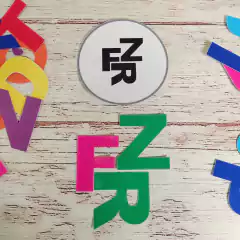 Fichas de orientación de letras - didacticlandia
