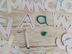 Letras en silueta