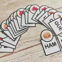 Comidas en silabas - tienda online